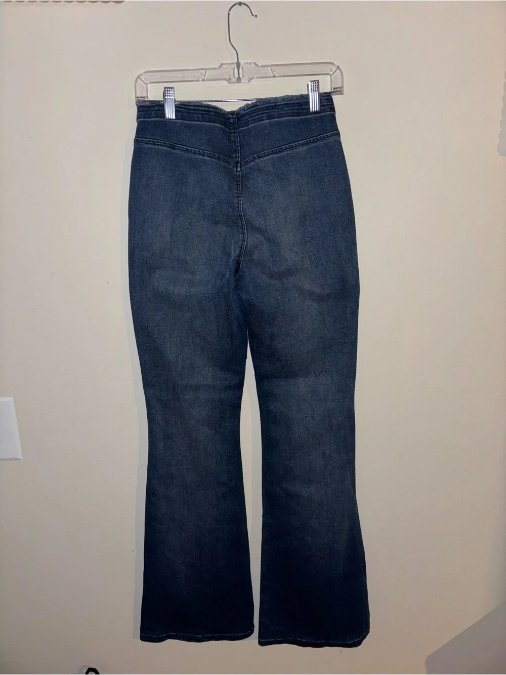 BDG Dark Blue High-Rise Flare Jeans